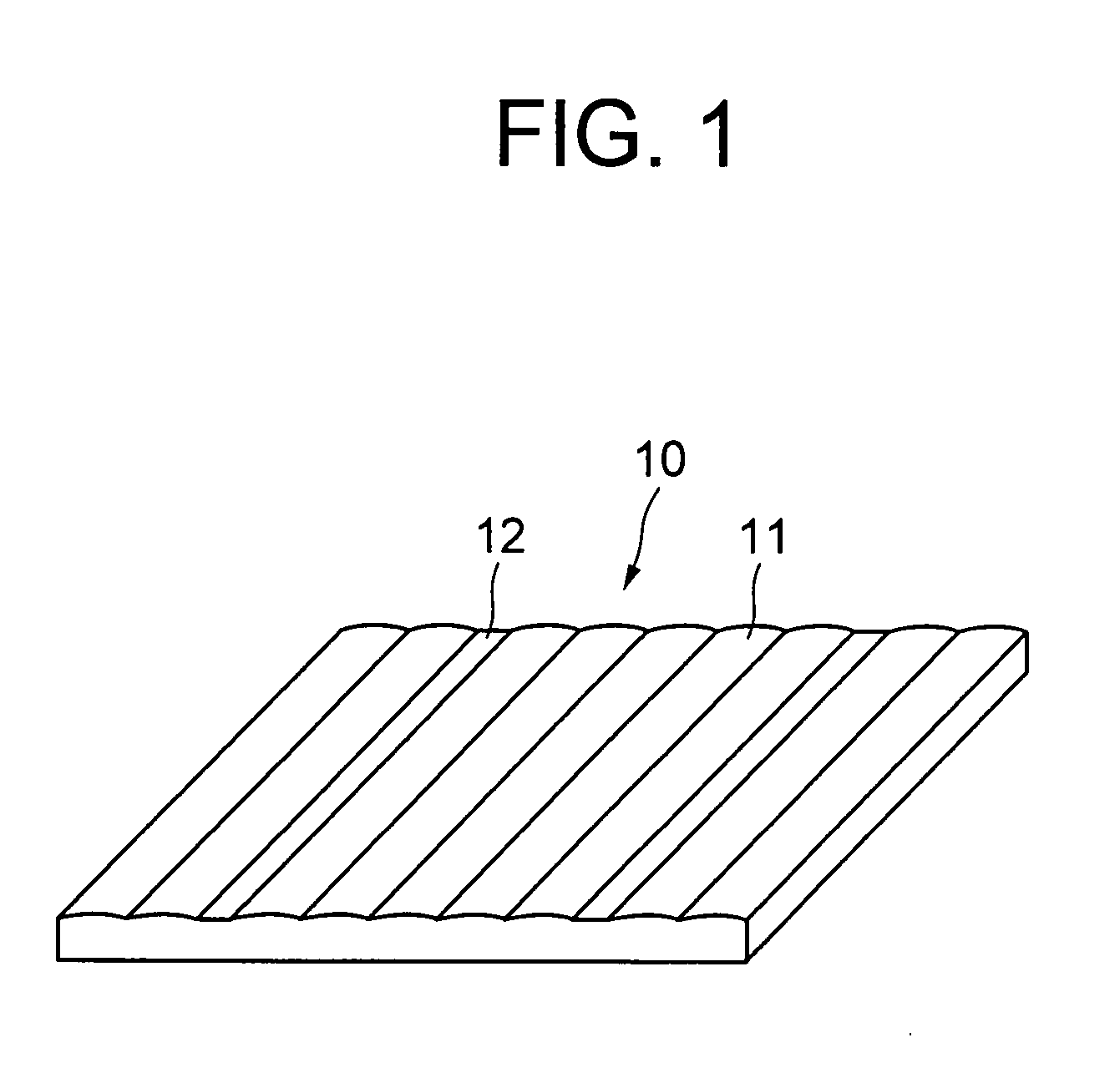 Optical element array, display device, and method of manufacturing display device, optical element array and optical element array molding die