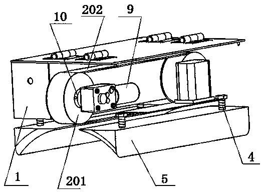 Openable crawler-type insulator detection robot