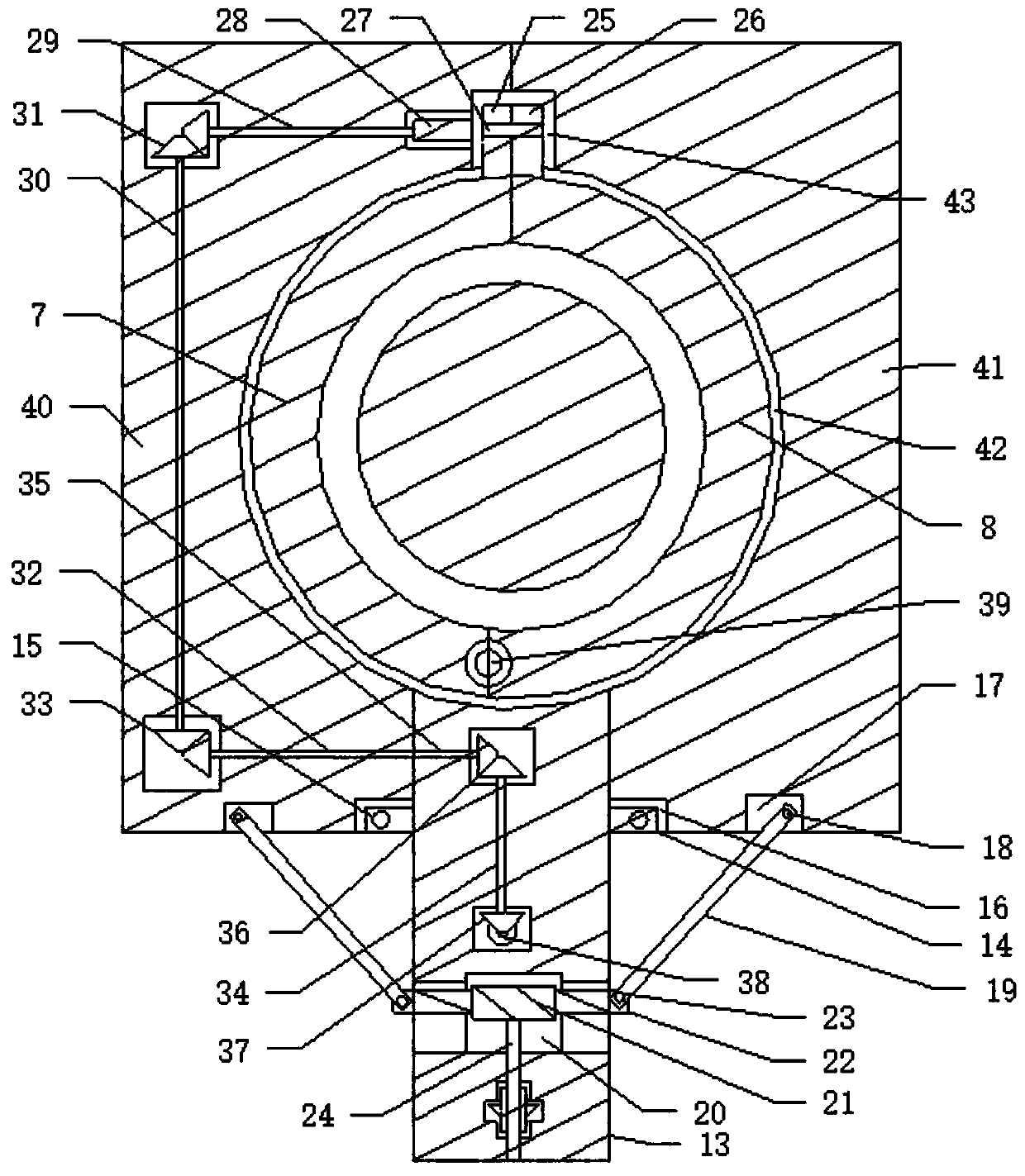 A portable garden management tree fixing frame