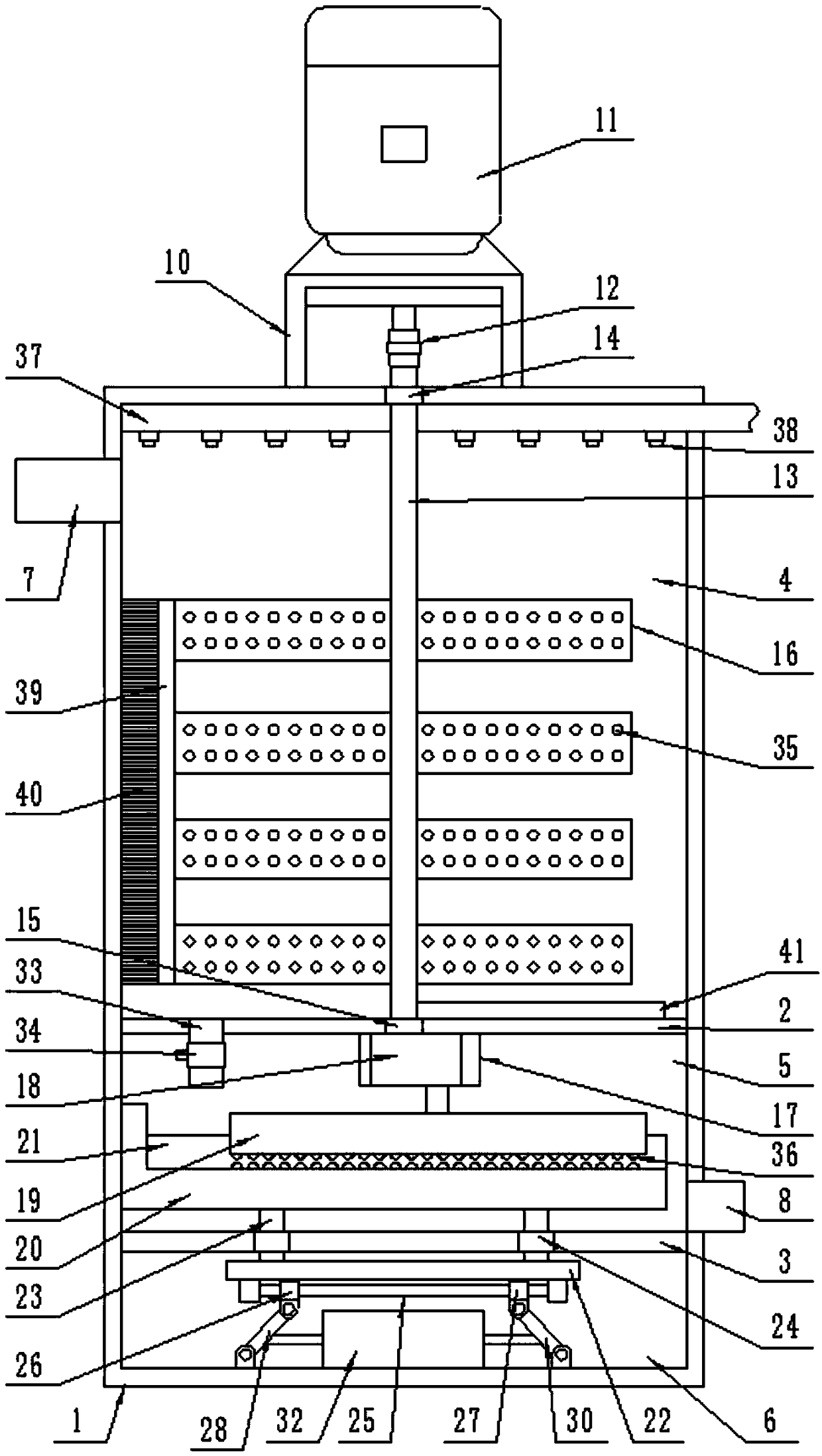 Pulp beating and refining device for papermaking production