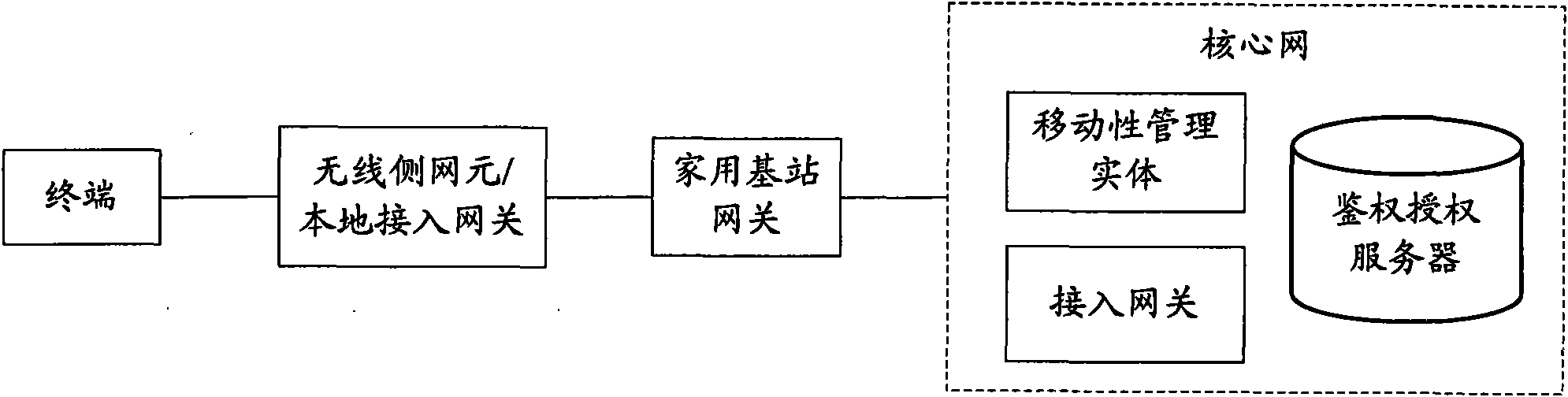 Method and system for managing local internet protocol access connection