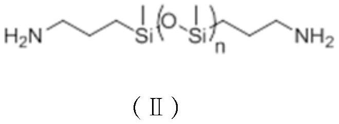 A polyurea elastomer that completely replaces polyether with polysiloxane and its preparation method