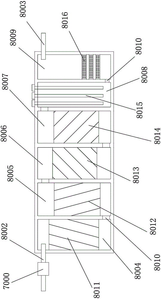 Shrimp and crab pond circulating water ecological aquiculture device