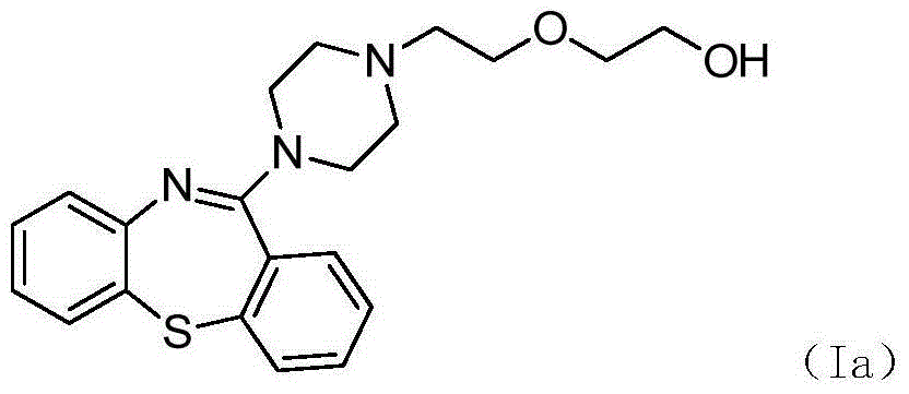 Preparation method of quetiapine intermediate