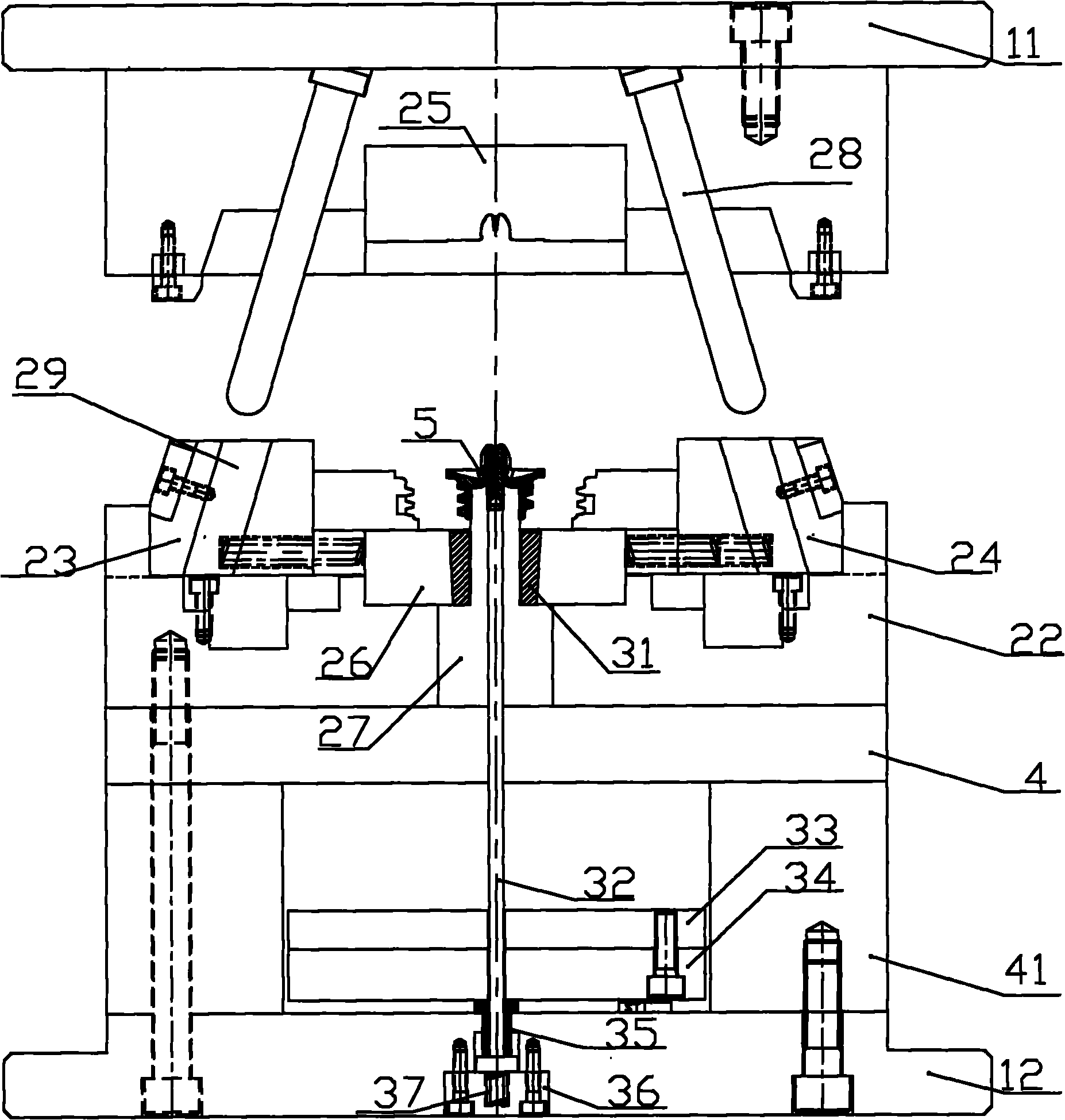 Ejector mechanism and injection mold therewith