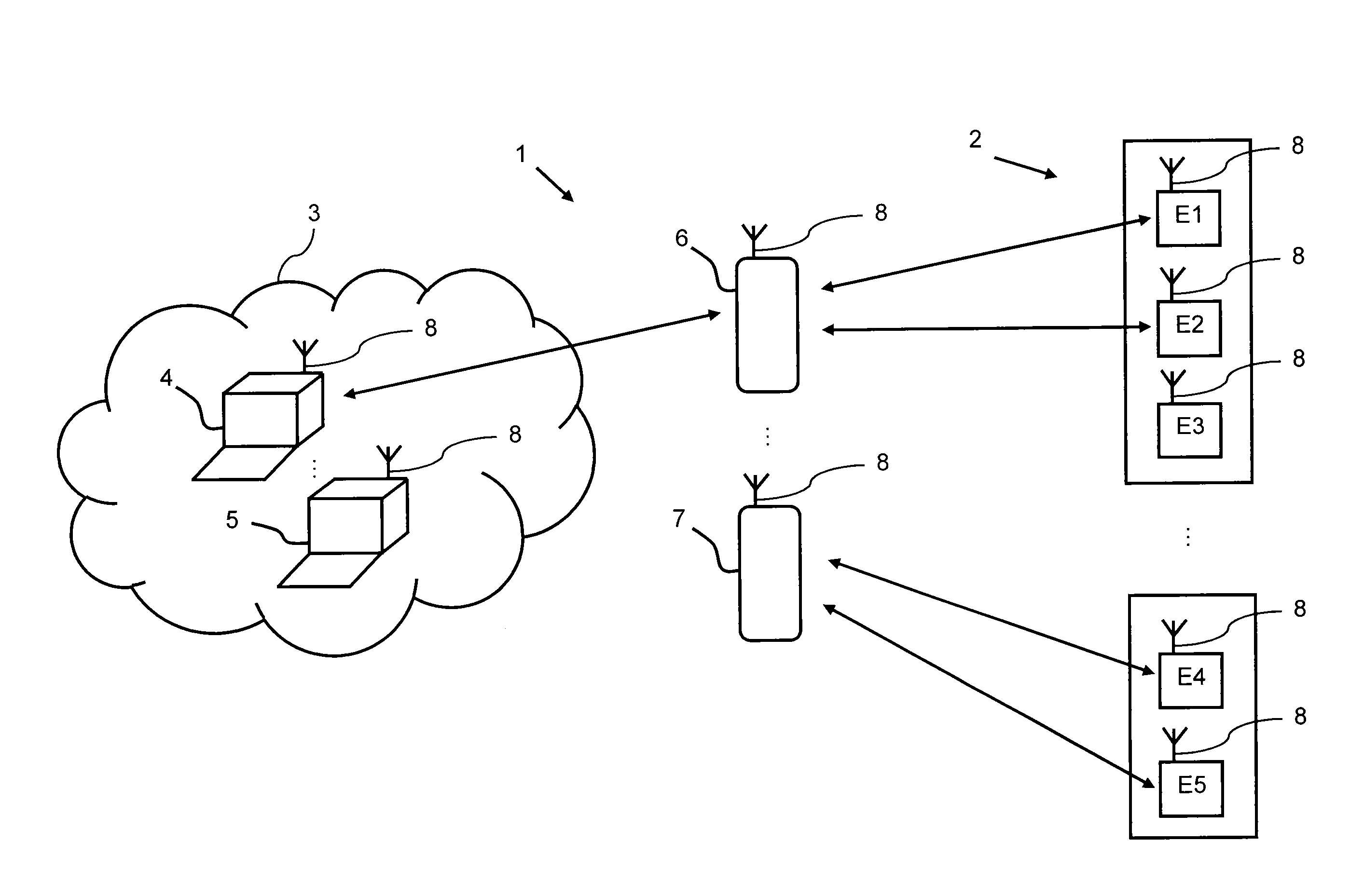 Method and system for transmitting messages using a mobile communication device