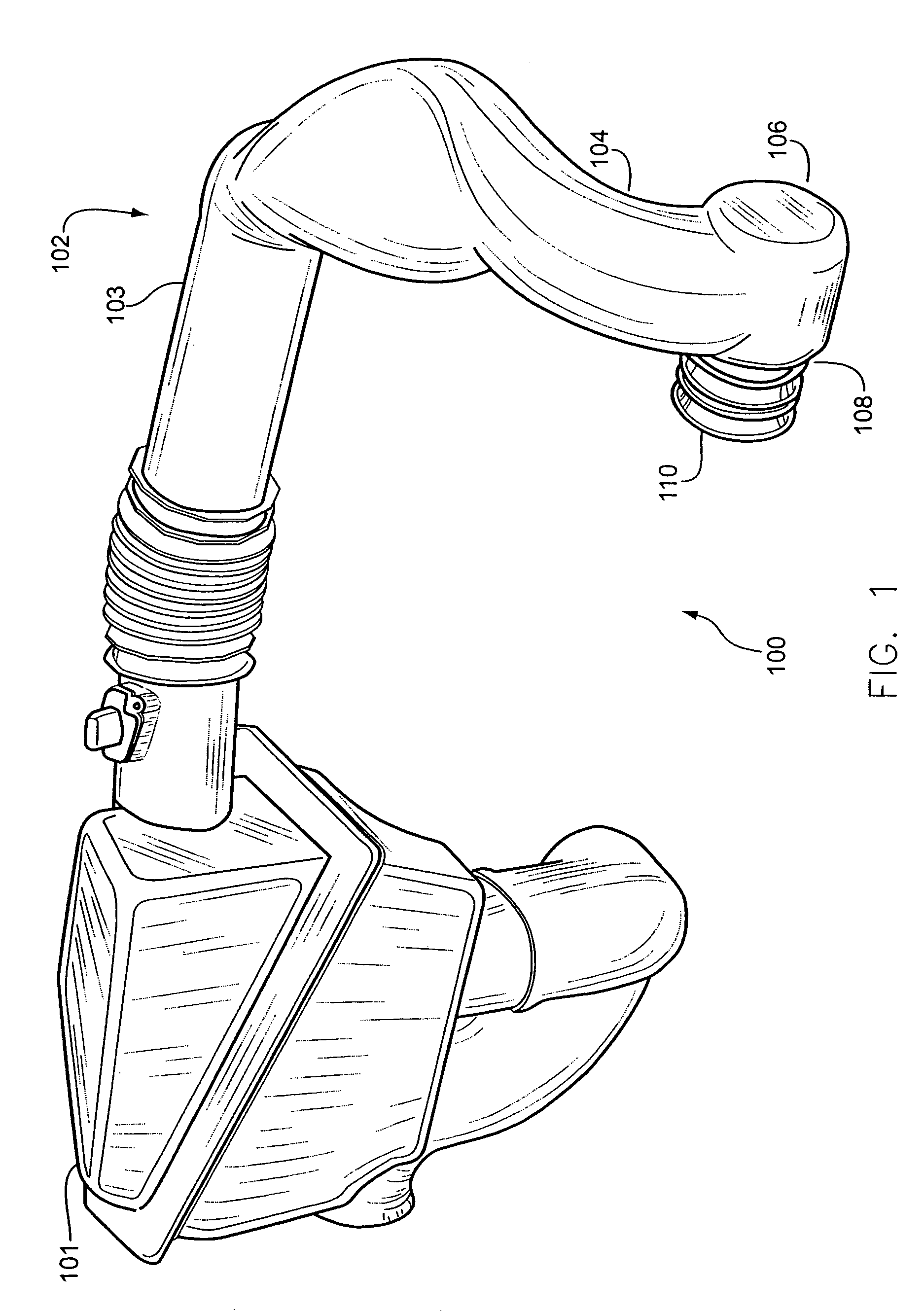 Apparatus for increasing induction air flow rate to a turbocharger