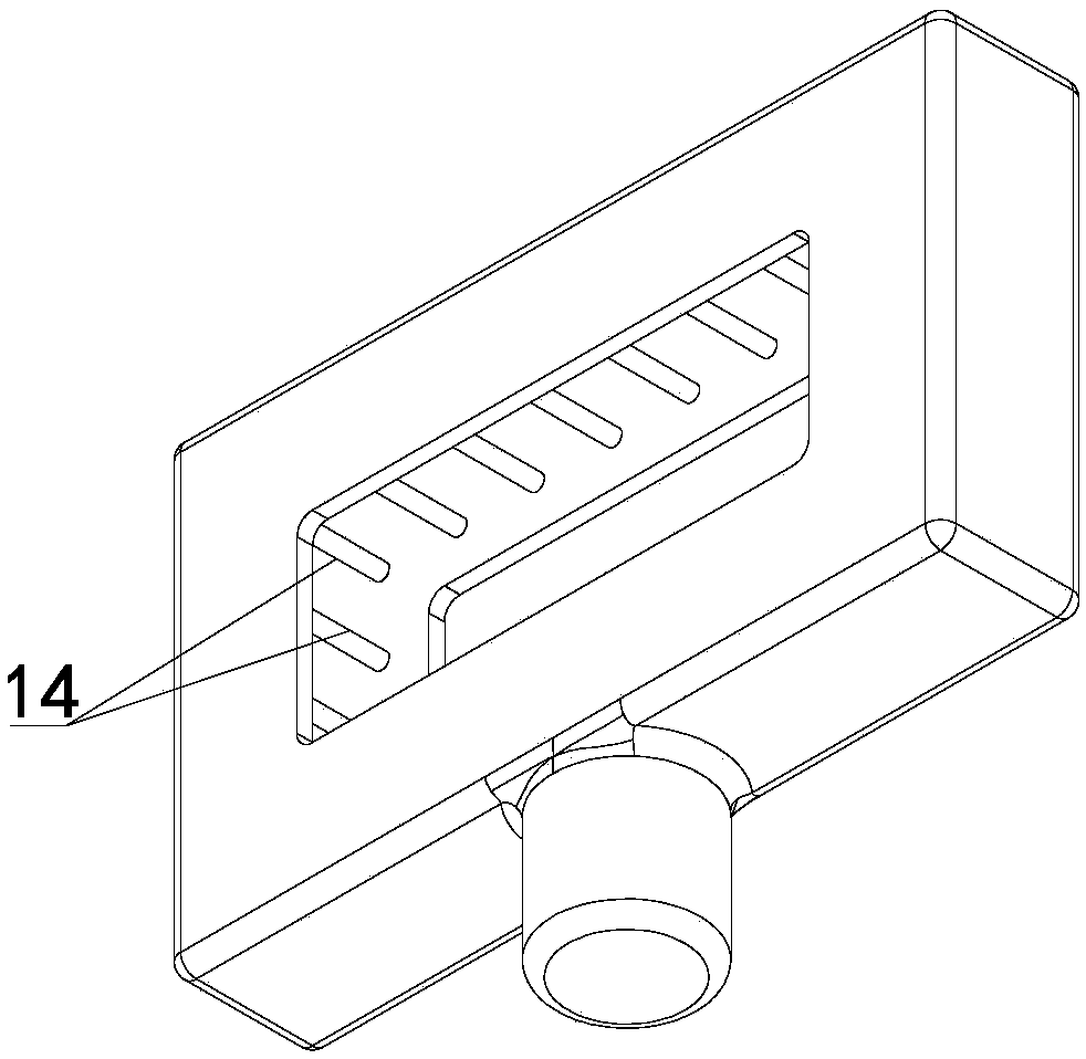 Negative pressure suction front end and negative pressure suction system