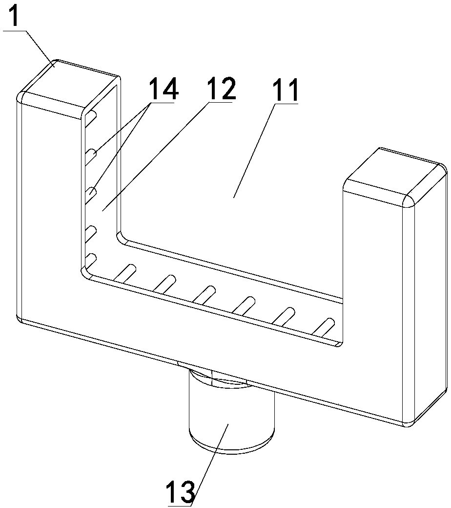 Negative pressure suction front end and negative pressure suction system