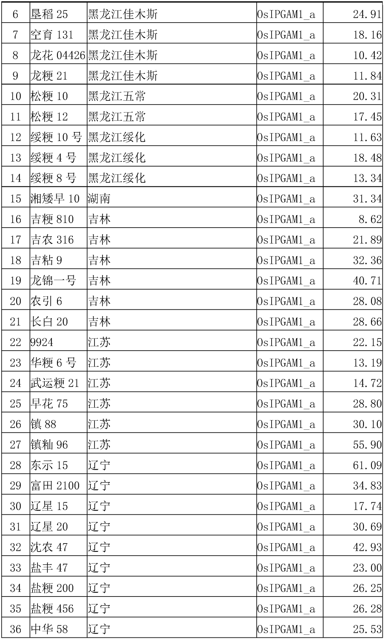 Phosphoglyceric acid mutase gene segment capable of improving yield of paddy rice and application of phosphoglyceric acid mutase gene segment