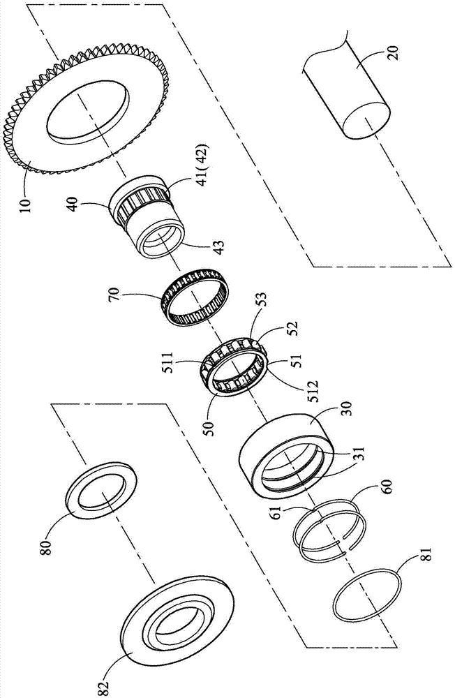 Overrun clutch with delay function