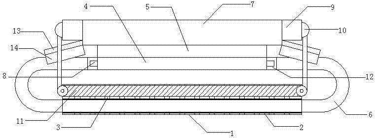 High-efficiency CPU (central processing unit) radiator