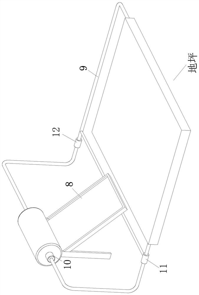 An energy-saving epoxy floor structure