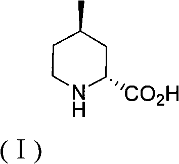 Method for preparing (2R,4R)-4-methyl-2-pipecolic acid