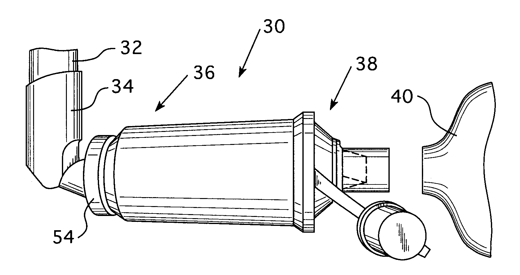 Valved holding chamber for use with an aerosol medication delivery system