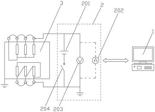 System for automatically collecting transformer oil paper insulation return voltage and testing method