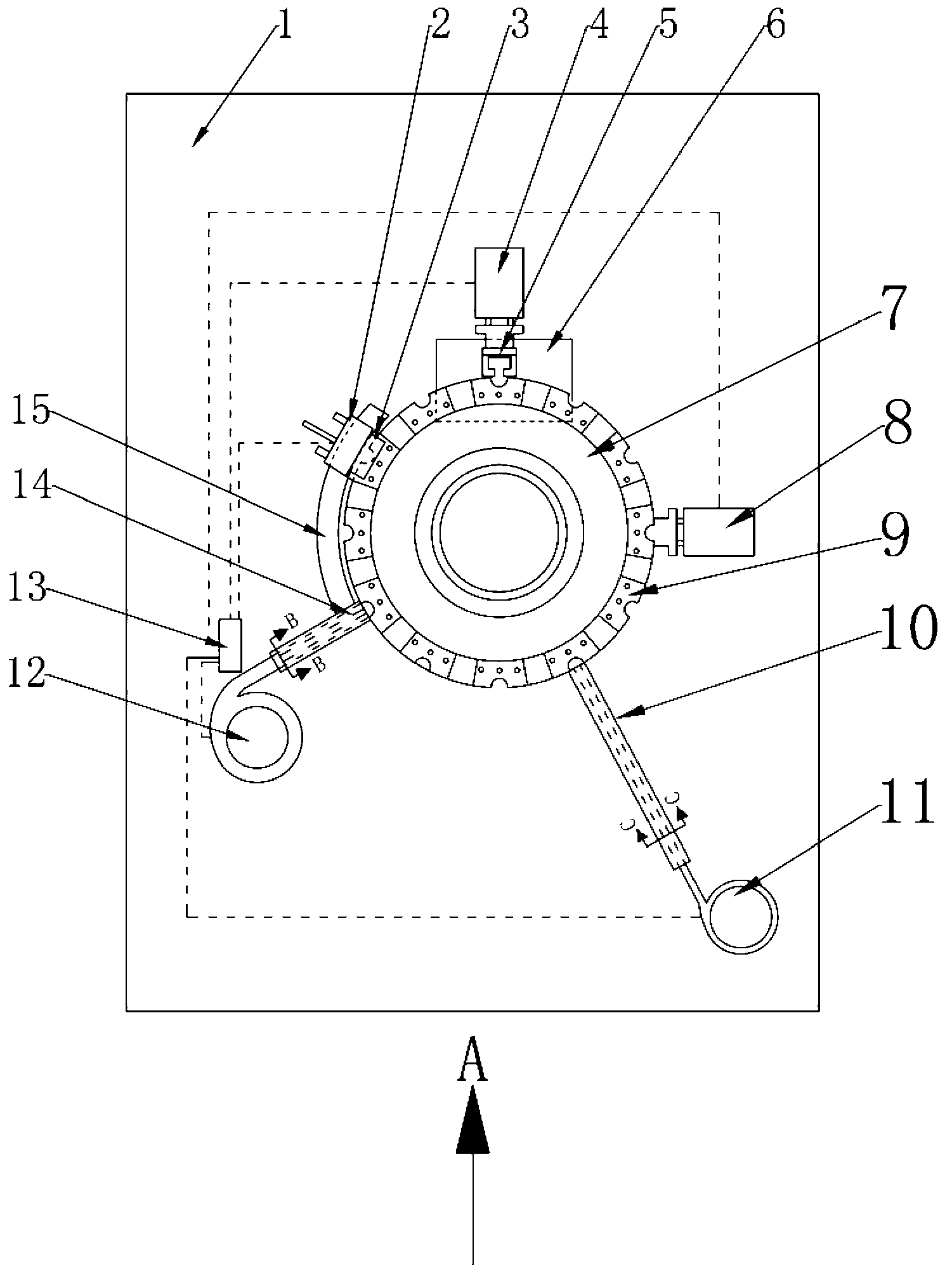 Ear stud full-automatic processing manufacturing system