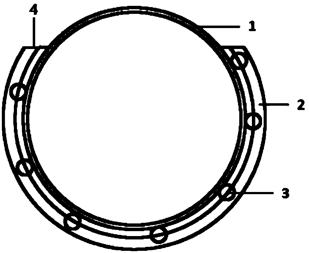 Lubricating bearing applied to multi-freedom-degree spherical moving device