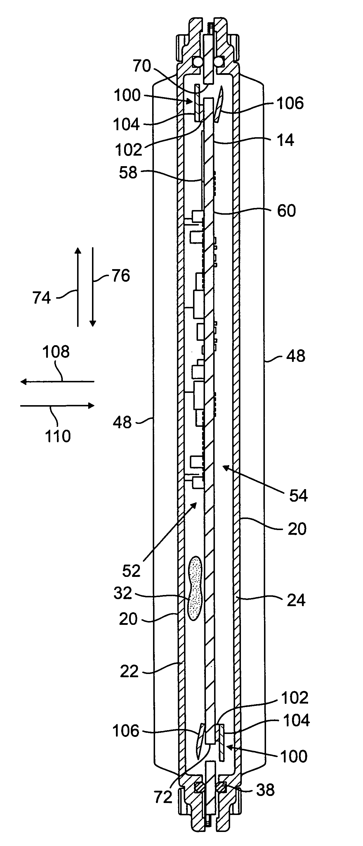 Arrangement for liquid cooling an electrical assembly using assisted flow