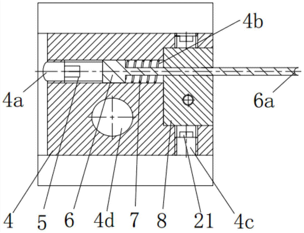 Injection molding processing method for forming orthogonal through micro-hole