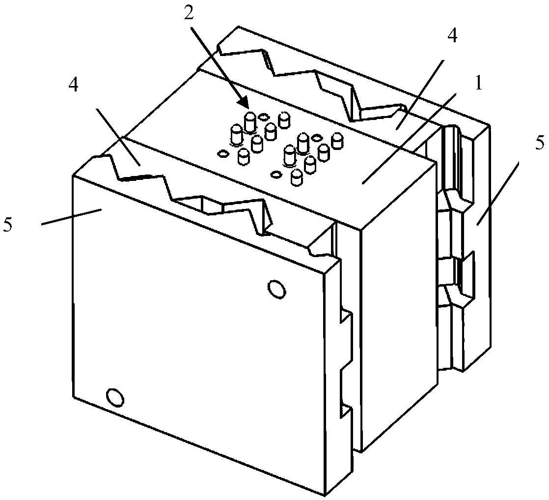 A low-energy-consumption electromagnetic pull rod type Braille point display module