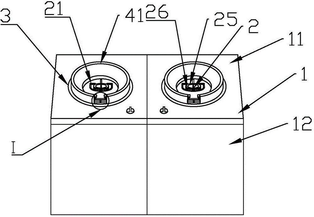 Integrated cooker for kitchen