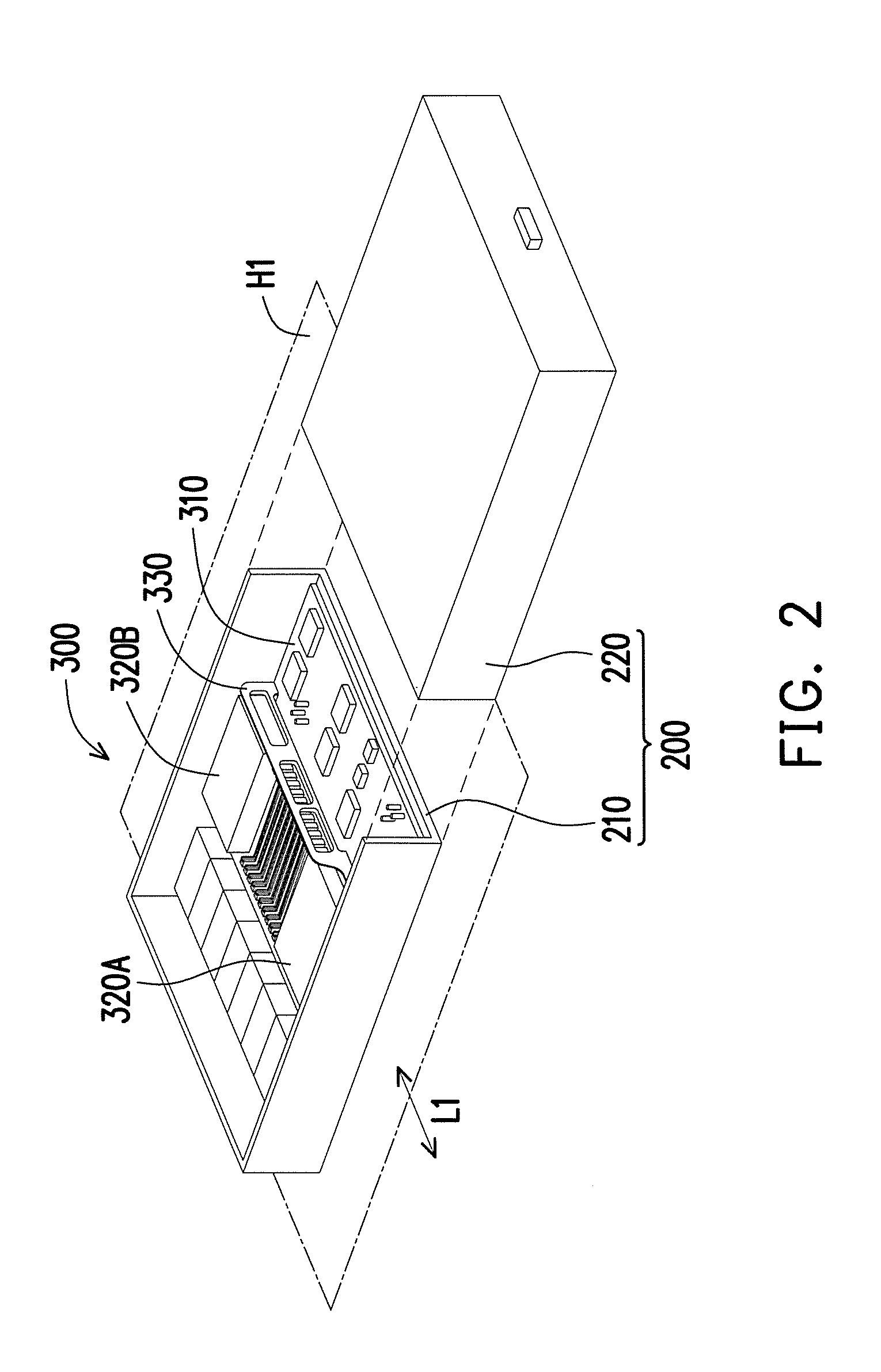 Casing structure and server using the same