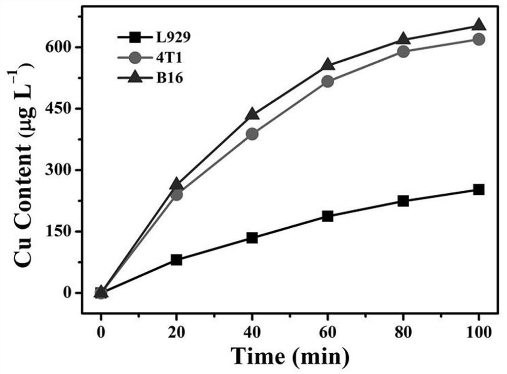 A targeted copper-doped carbon dot and its preparation method and application