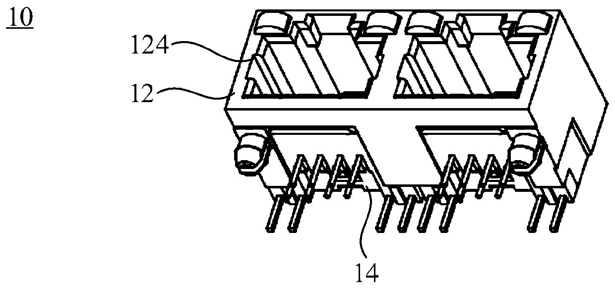 Connector and base for connector