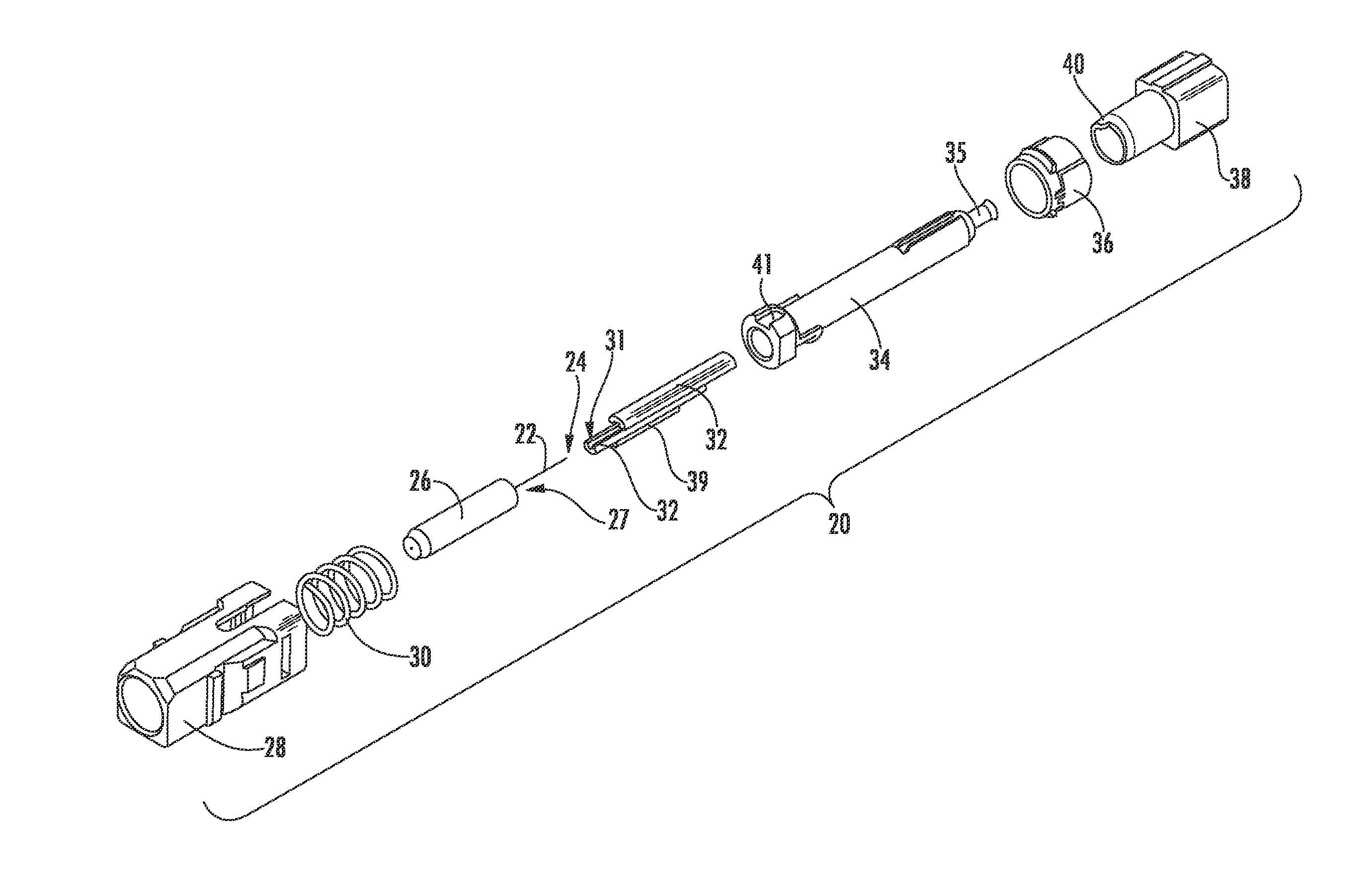 Laser-shaped optical fibers along with optical assemblies and methods therefor