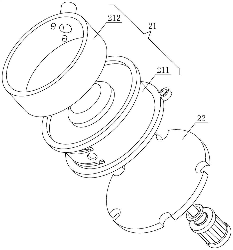 Photocatalyst storage device with UV strong light protection mechanism