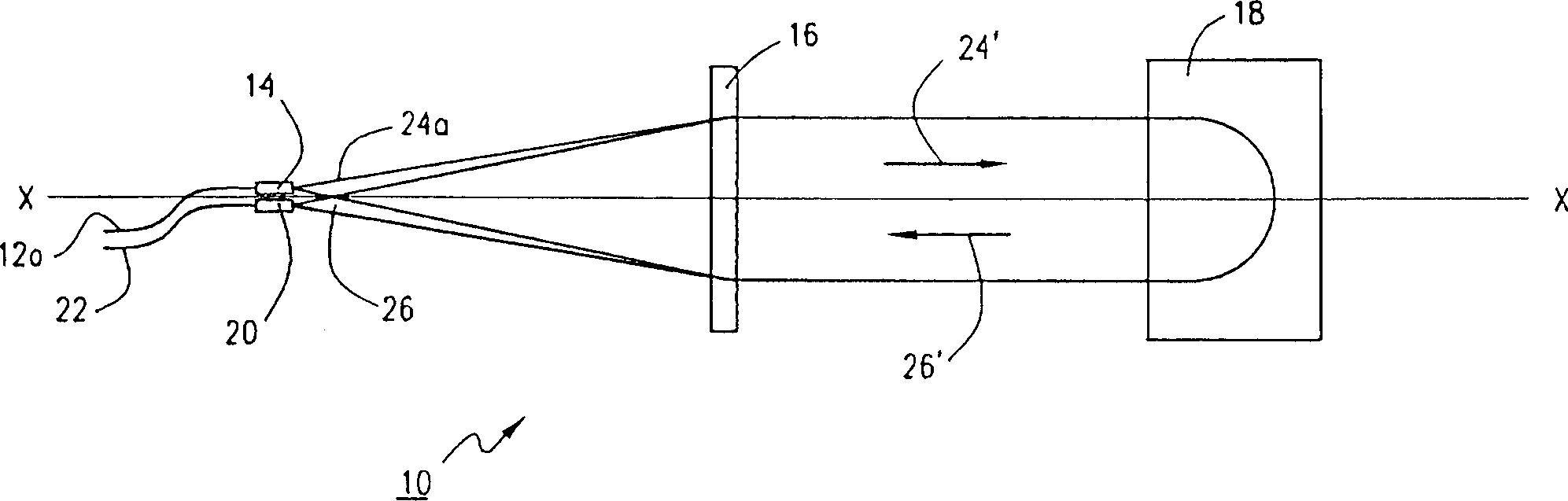 Wavelength division multiplexing/demultiplexing devices using diffractive optic lenses