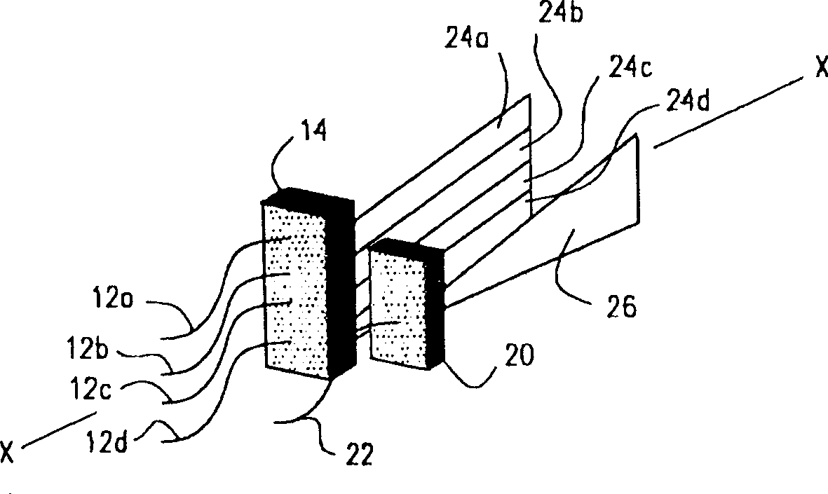 Wavelength division multiplexing/demultiplexing devices using diffractive optic lenses