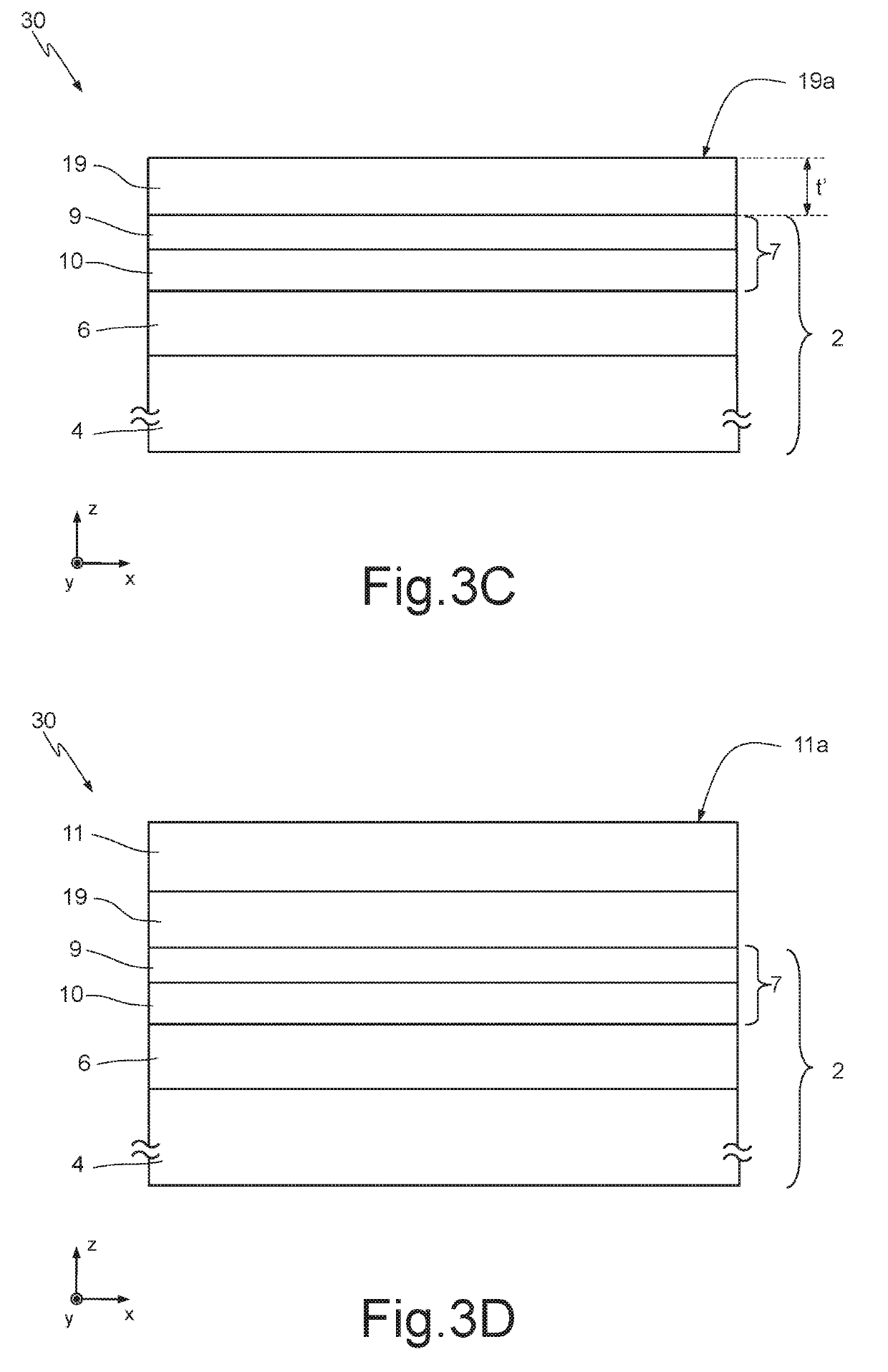 Manufacturing method of an HEMT transistor of the normally off type with reduced resistance in the on state and HEMT transistor
