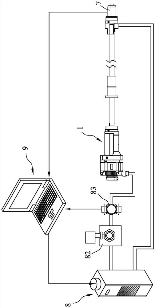 Cooling system of pivoting equipment