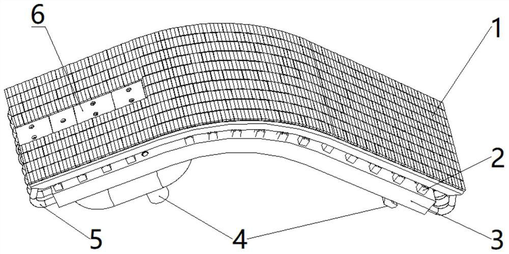 Tokamak divertor target plate component capable of being remotely operated and maintained