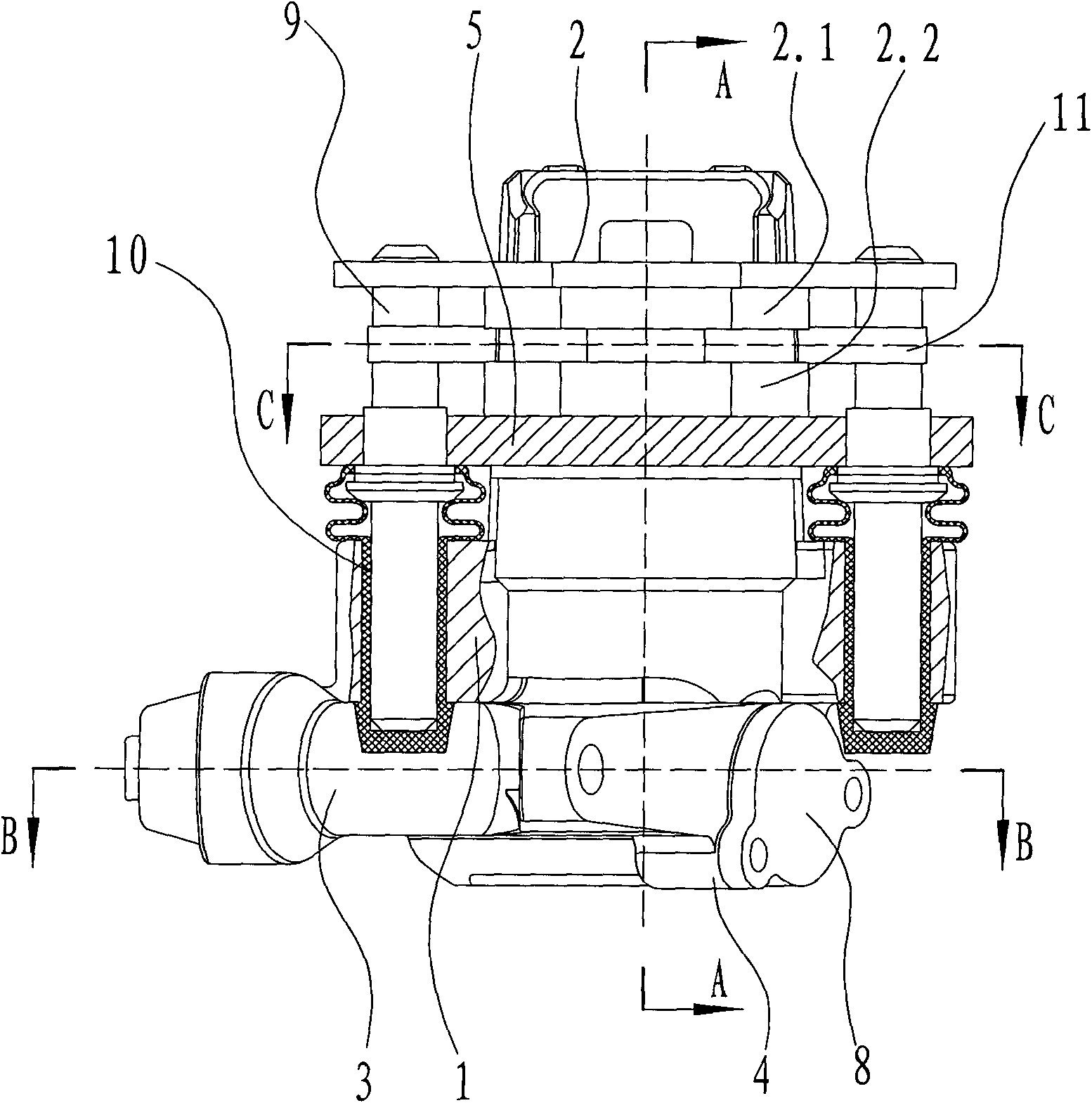 Hydraulic disk type brake