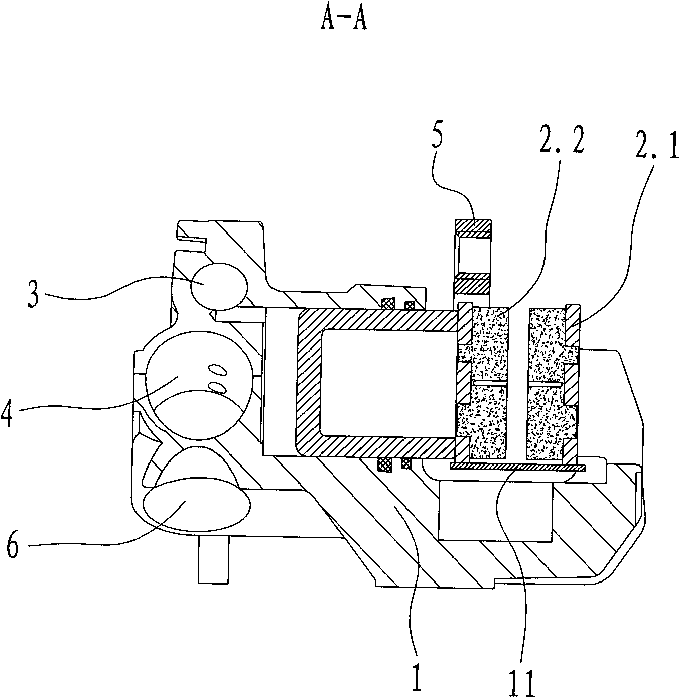 Hydraulic disk type brake