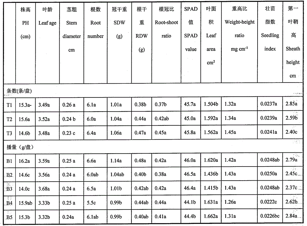 A kind of seedling raising method of disc type drill