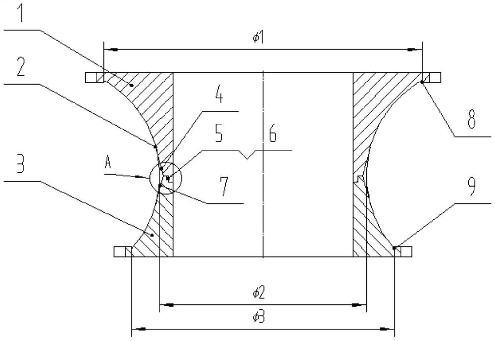 A kind of pressure molding die of fan air inlet and manufacturing method