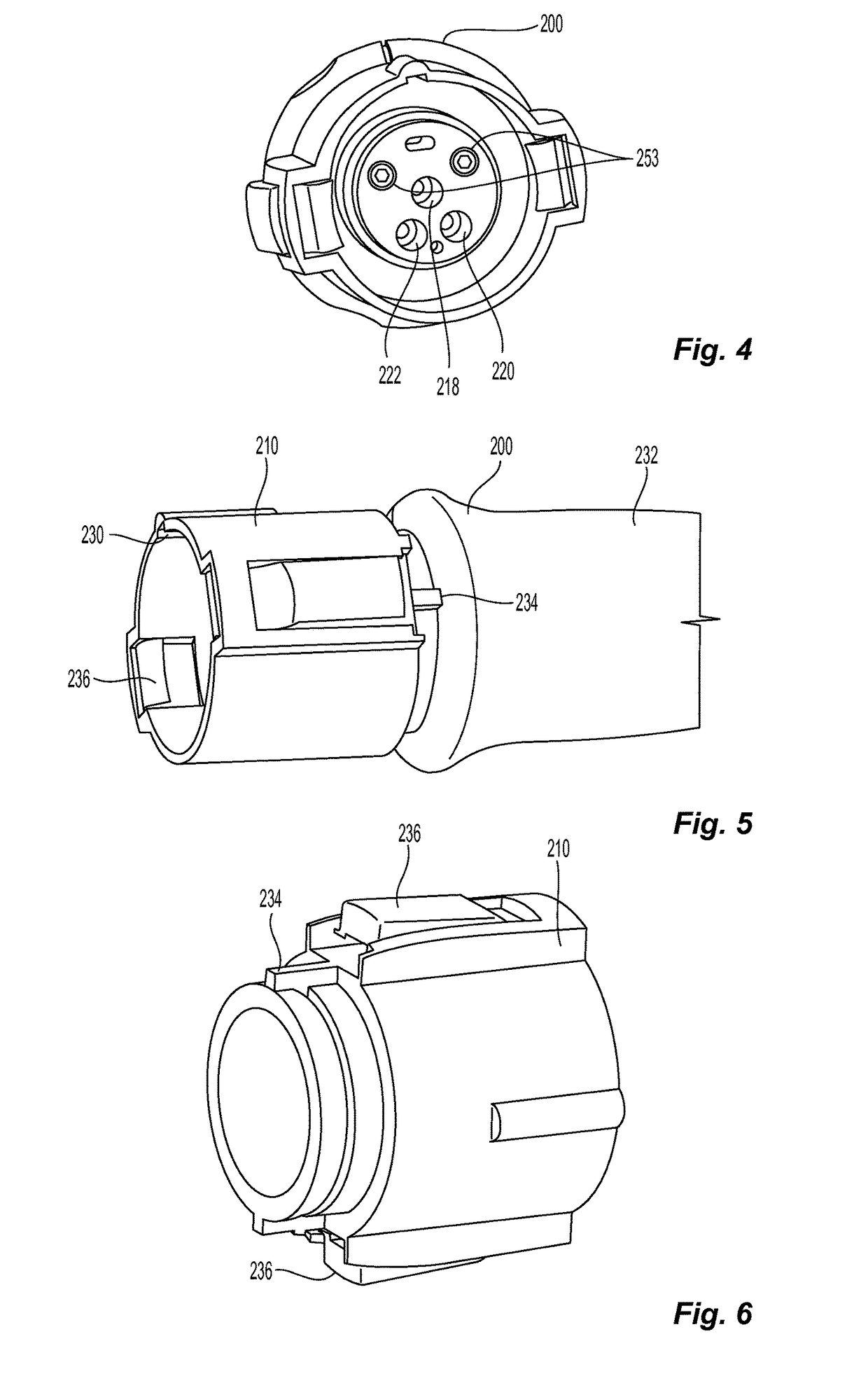 Adapter direct drive with manual retraction, lockout, and connection mechanisms for improper use prevention