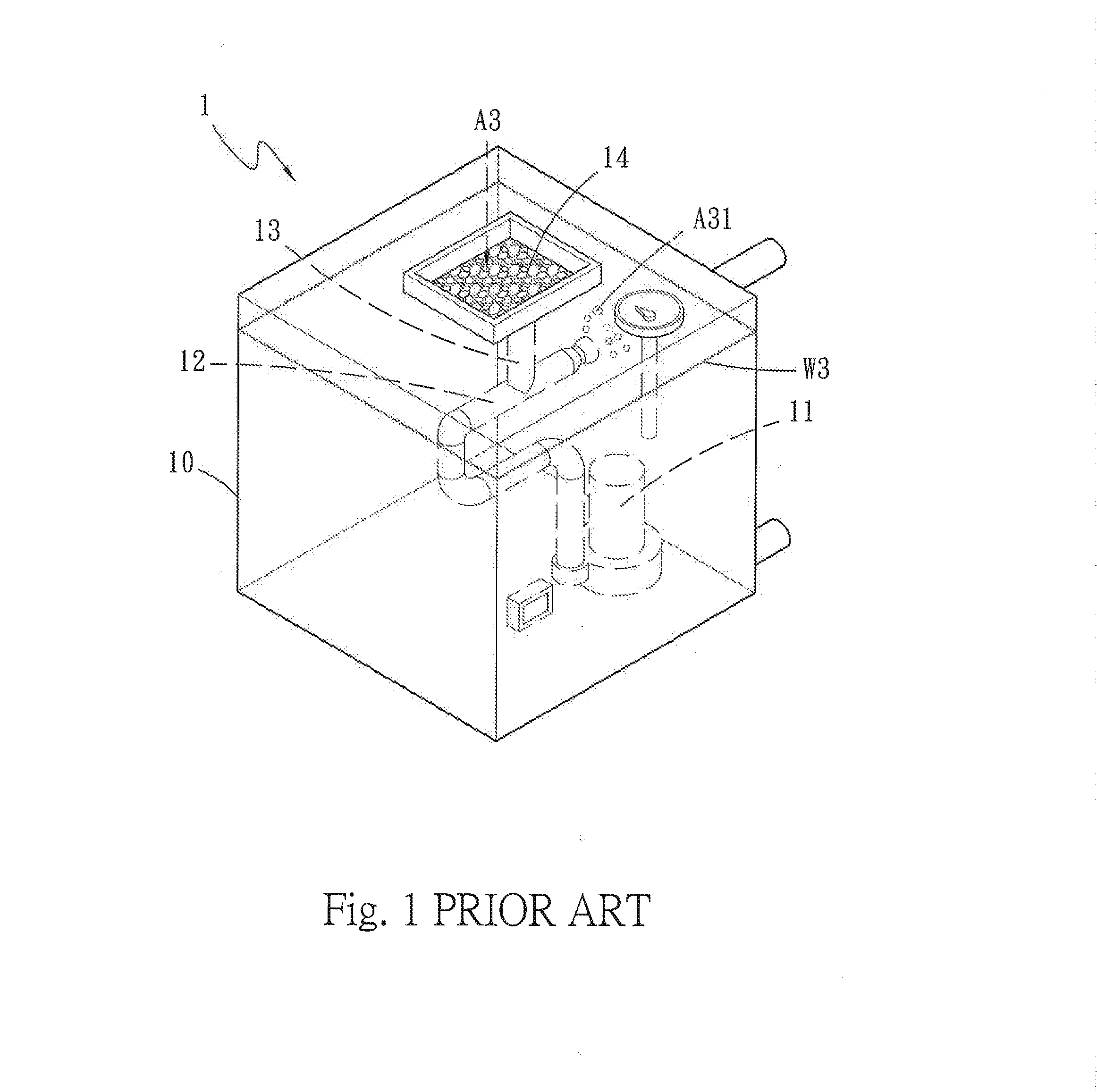 Air cleaning device using water as filter