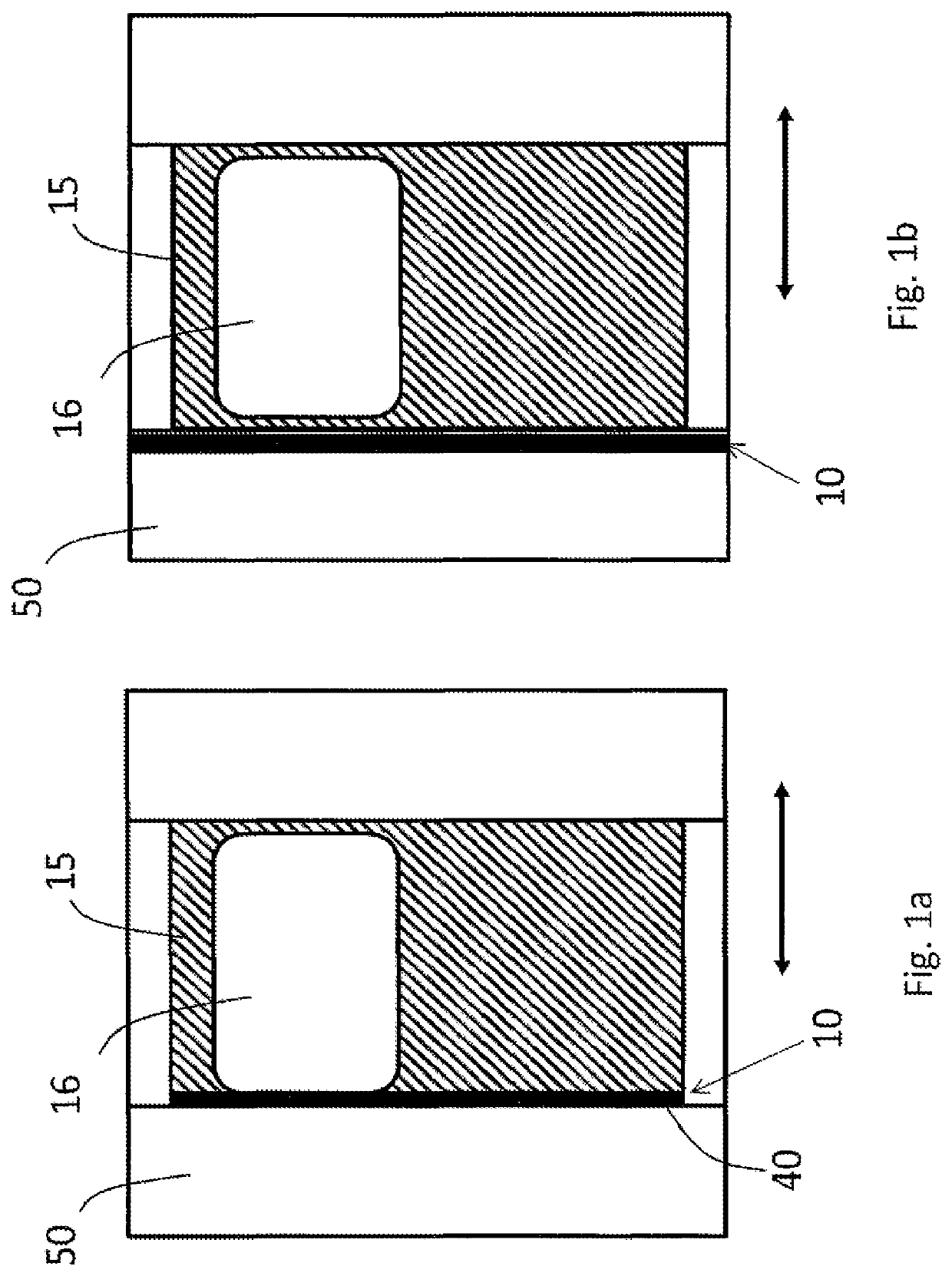 Profiled safety strip and door comprising a profiled safety strip