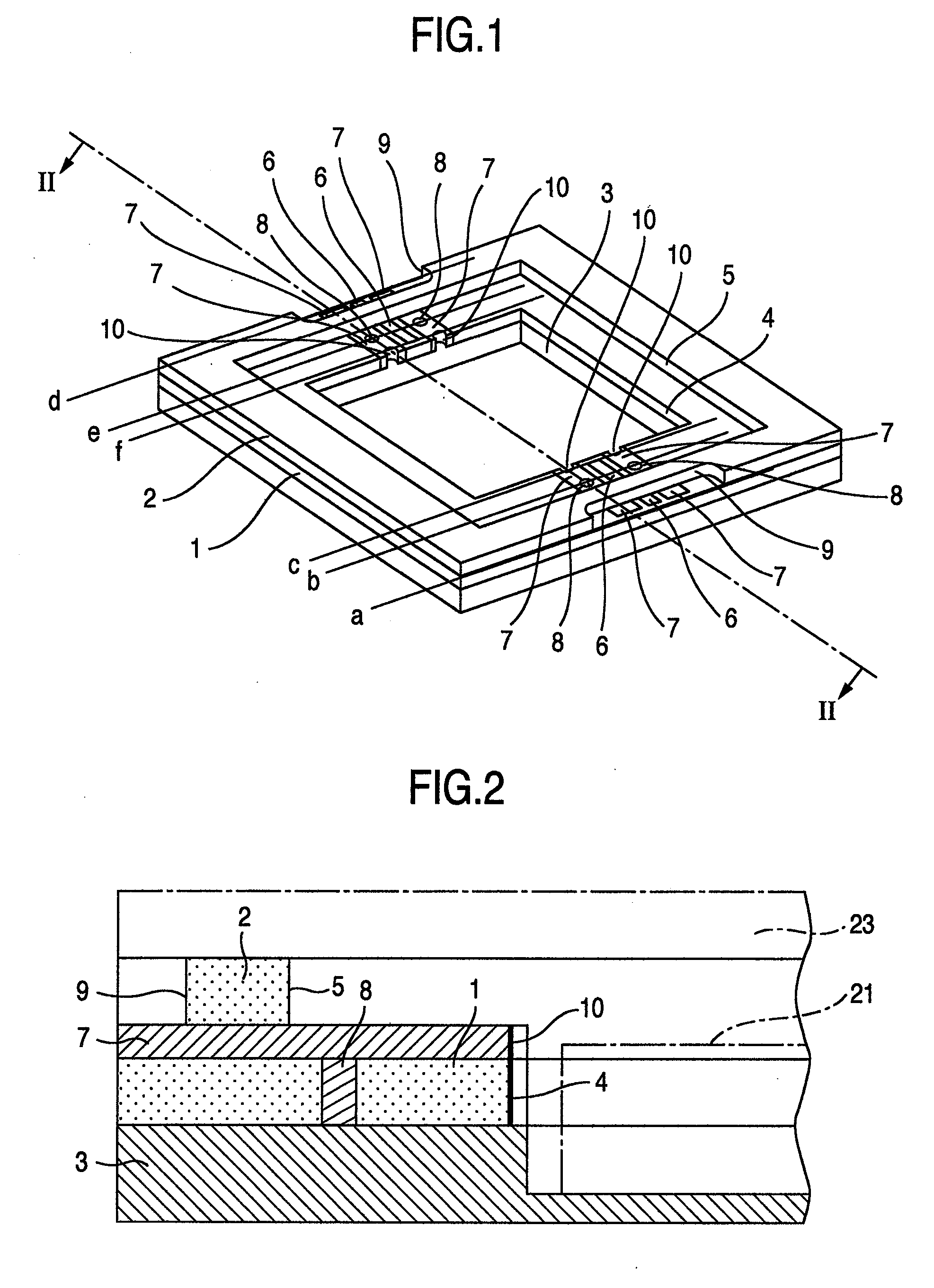 Package structure for a high-frequency electronic component