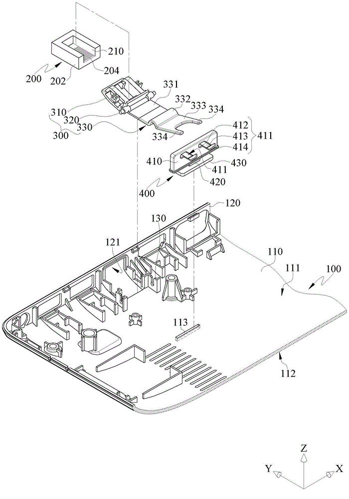 Connector mechanism and electronic device using the same