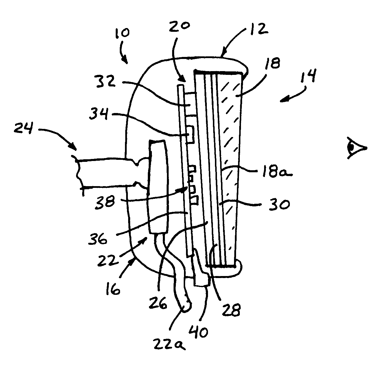Mirror reflective element for a vehicle