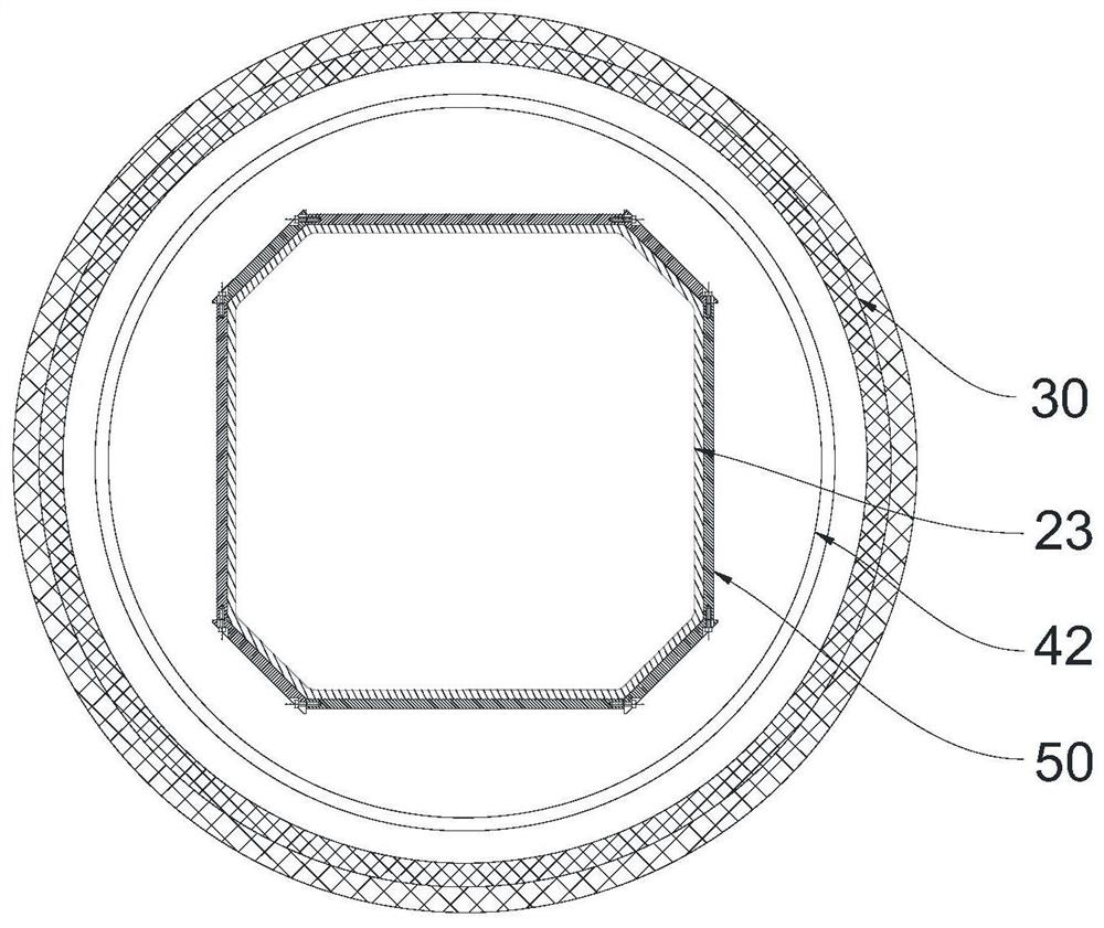 Ingot furnace for directional solidification growth of crystalline silicon and application