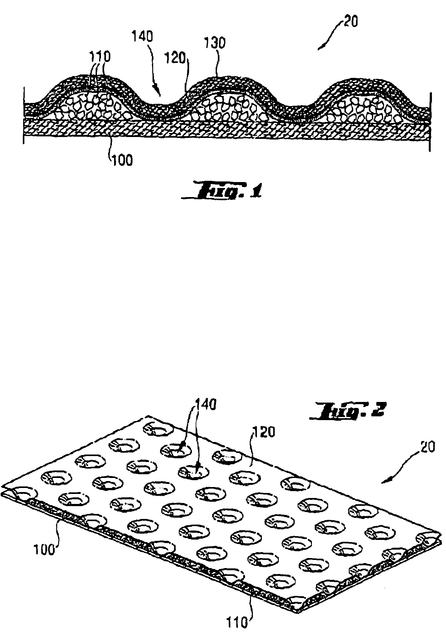 Absorbent structures comprising coated super-absorbent polymer particles