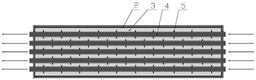 Shell-and-tube point discharge solid-liquid phase change enhanced heat transfer device based on electrofluid mechanics