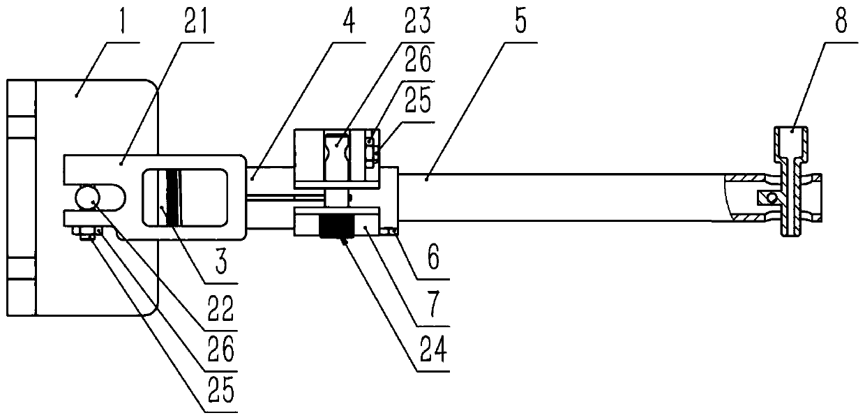 Device for improving hip joint extension assisting efficiency of flexible exoskeleton robot